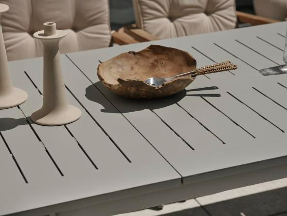 Lomma Extendable Outdoor Dining Table - Sand Product Image